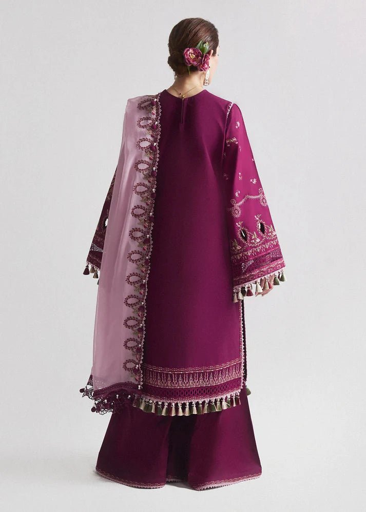 Embroidered Dhanak Unstitched 3PC Set | FS3131 - Bint Ayesha