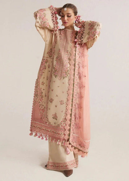 Embroidered Dhanak Unstitched 3PC Set | FS3052 - Bint Ayesha