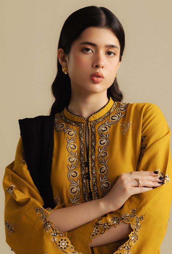 Embroidered Dhanak Unstitched 3PC Set | FS3099 - Bint Ayesha