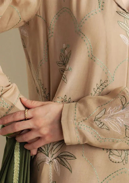 Embroidered Dhanak Unstitched 3PC Set | FS3112 - Bint Ayesha