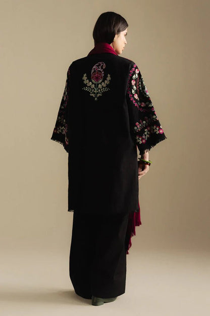 Embroidered Dhanak Unstitched 3PC Set | FS3115 - Bint Ayesha