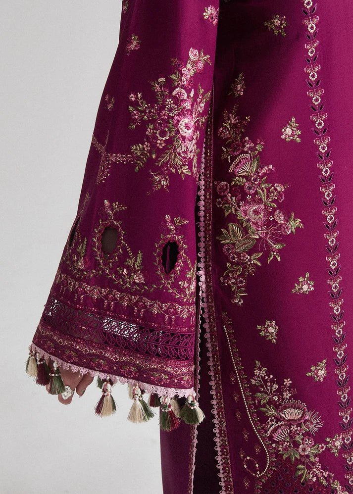 Embroidered Dhanak Unstitched 3PC Set | FS3131 - Bint Ayesha