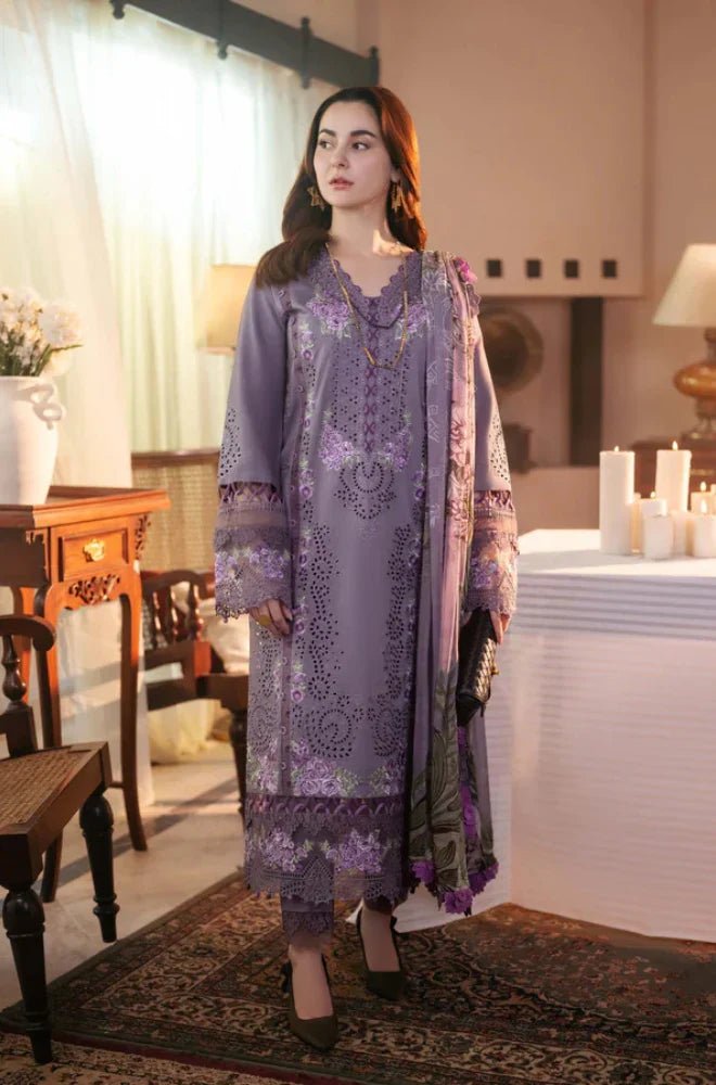 Embroidered Lawn Unstitched 3PC Set | RF1321 - Bint Ayesha
