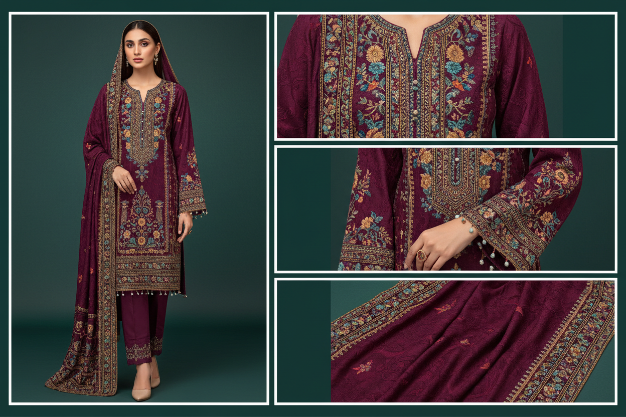 plzz give me the Embroidered Dhanak dress not this plzzzzzzzzz